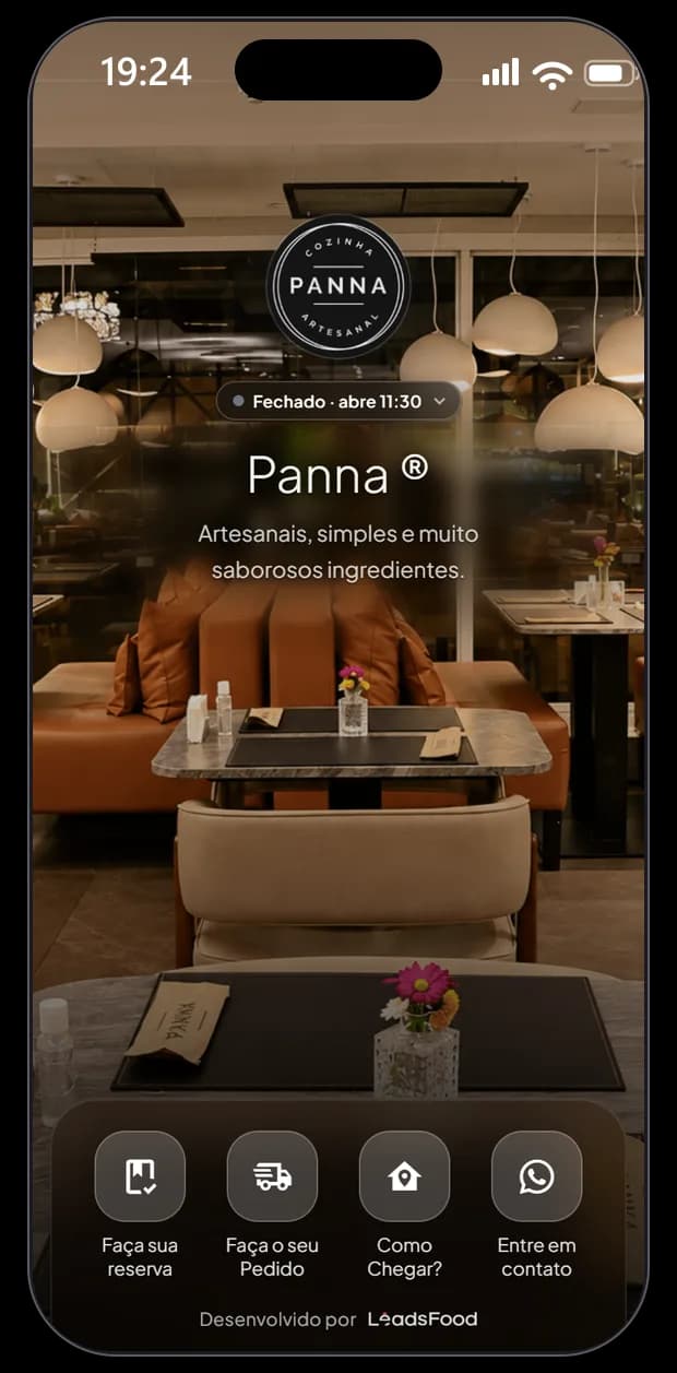 Mini site do Panna na LeadsFood